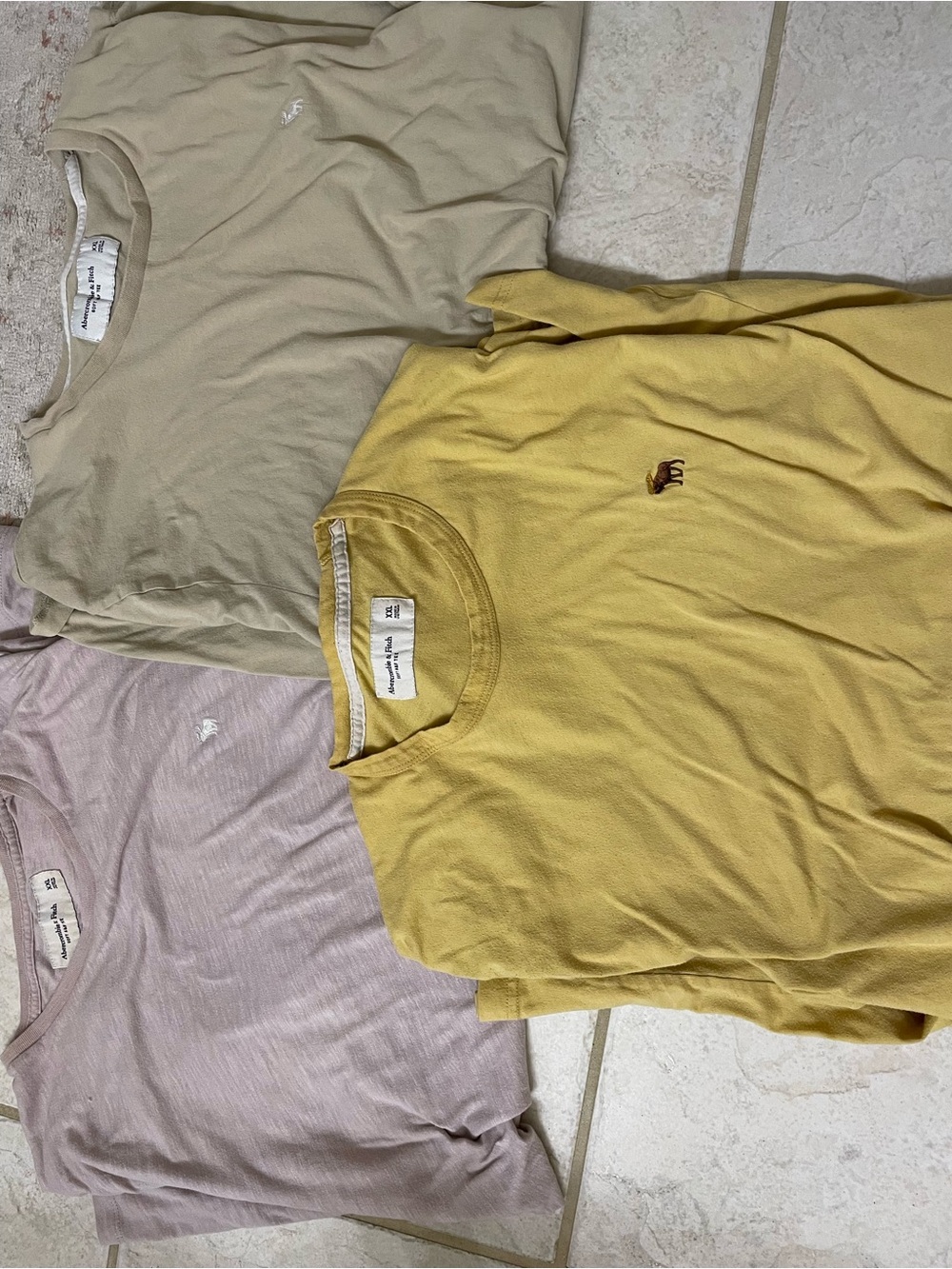Abercrombie & Fitch Men’s Soft AF Tee Bundle - XXL
